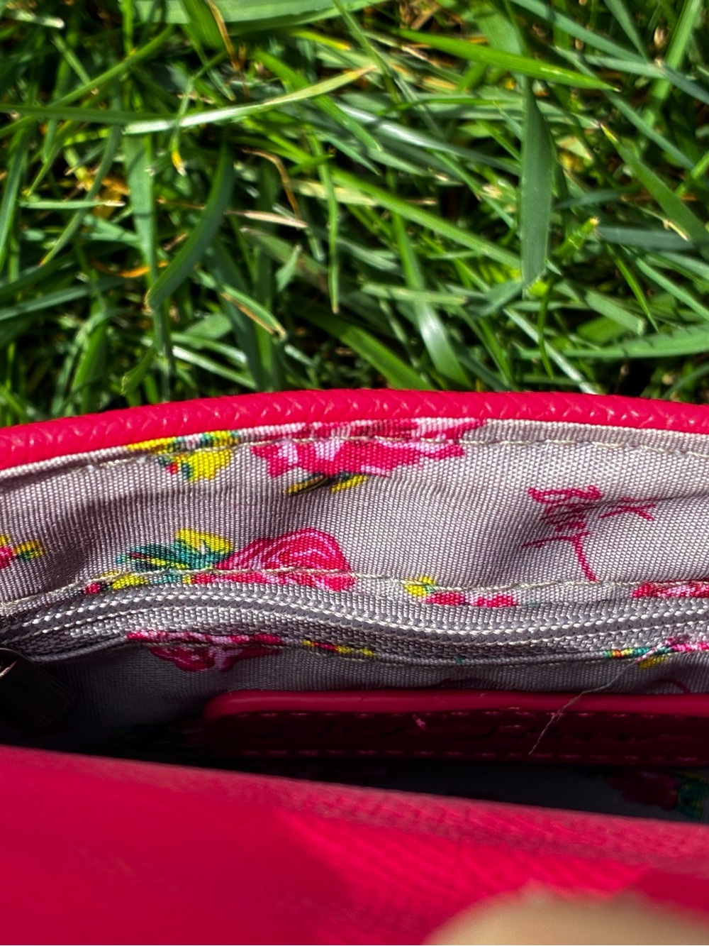 Betsey Johnson Hot Pink Floral Tote - Picture 9 of 15